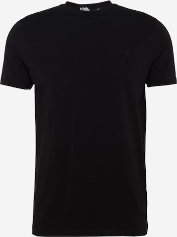 Karl Lagerfeld - Camiseta en negro: frente