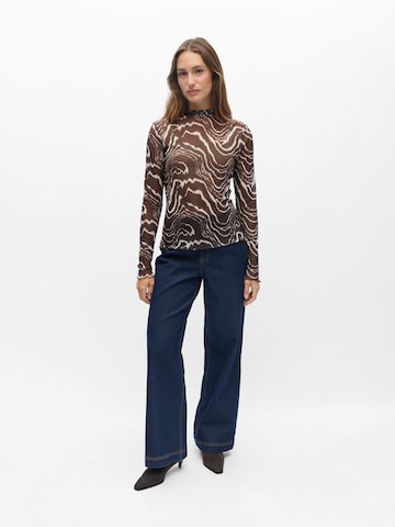 OBJECT Shirts 'Nela' i brun