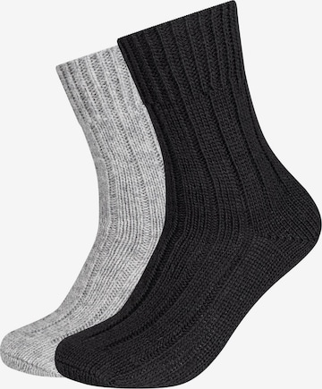 camano Socken in Grau: Vorderseite