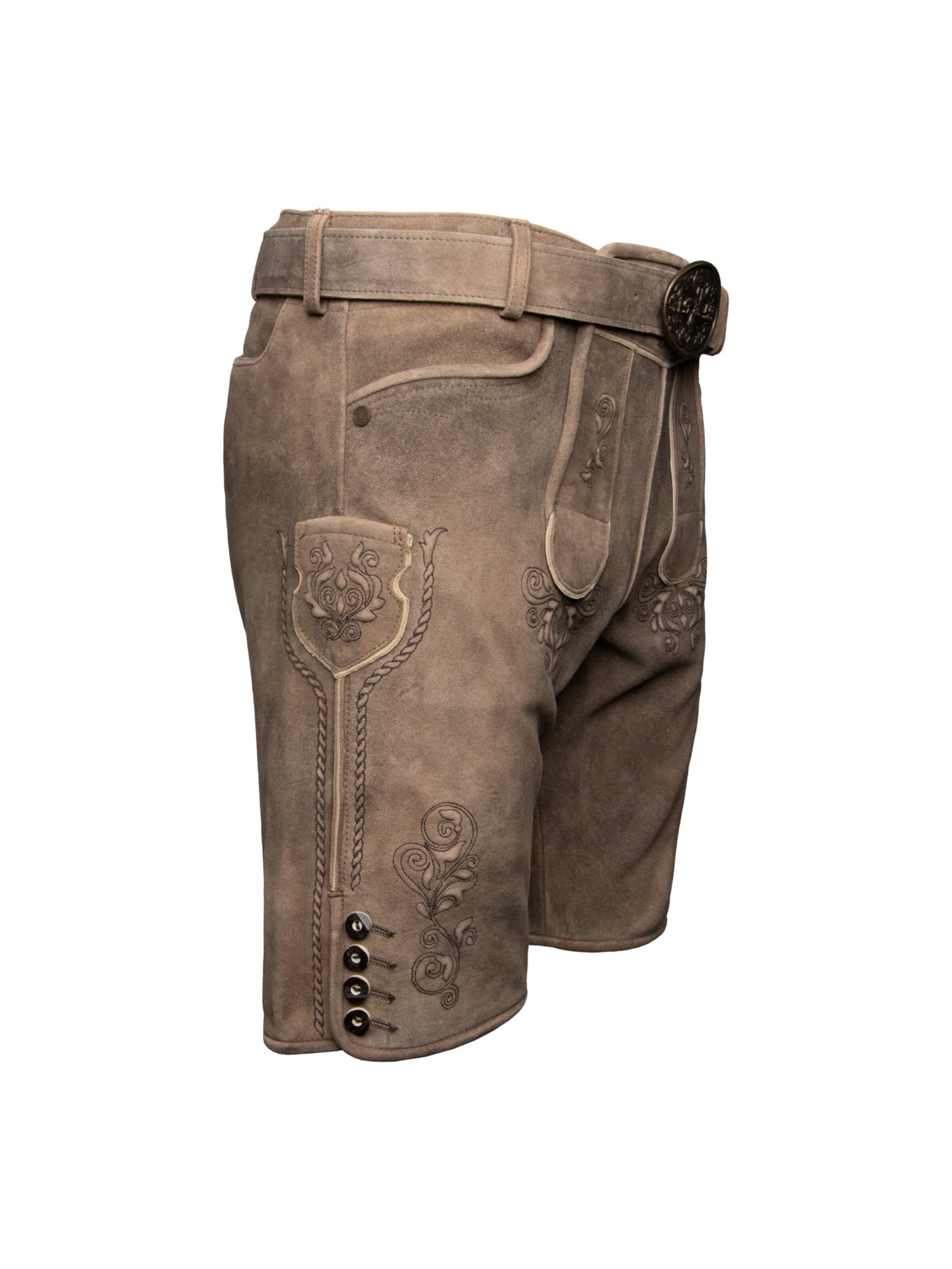 Krüger Buam Regular Trachtenhose 'Ralph' in Braun
