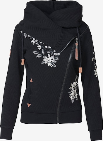 juoda KOROSHI Megztinis be užsegimo: priekis