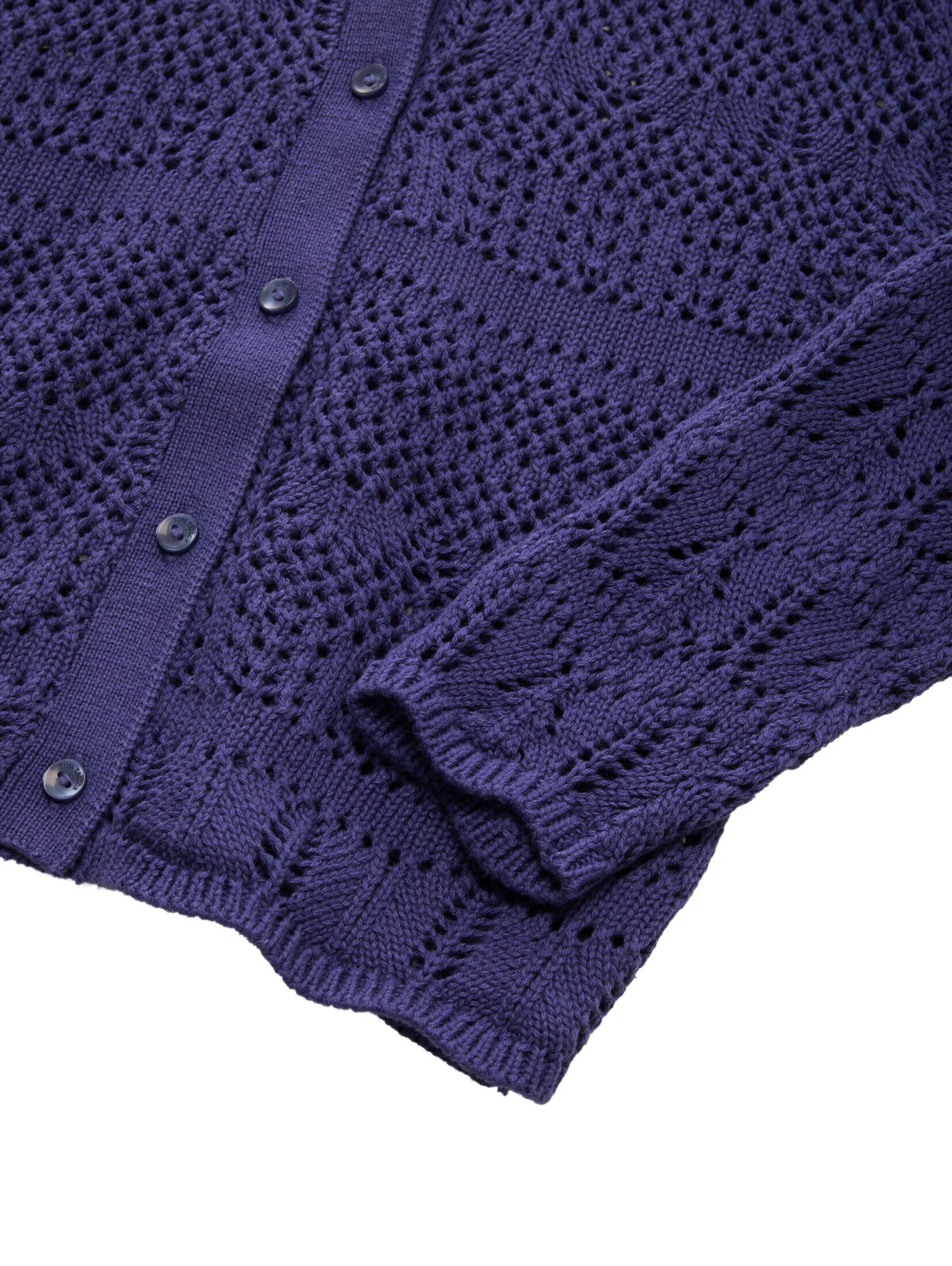 TOM TAILOR Knit cardigan in Blue