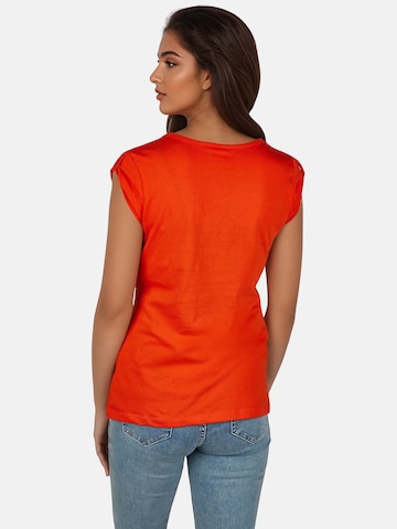 salzhaut T-Shirt 'BIIKE' in Orange