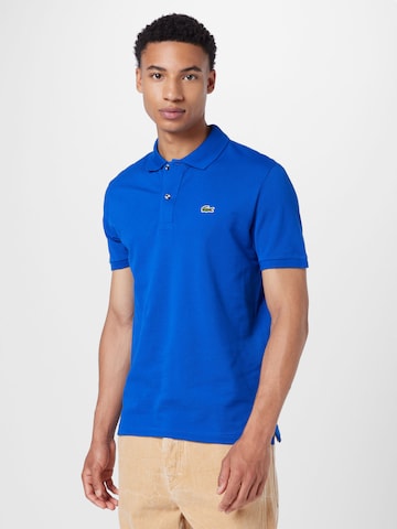 LACOSTE Slim Fit Poloshirt in Blau: predná strana