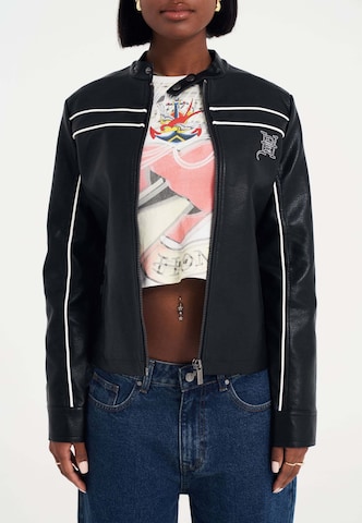 Veste mi-saison 'Panther Lightening' Ed Hardy en noir