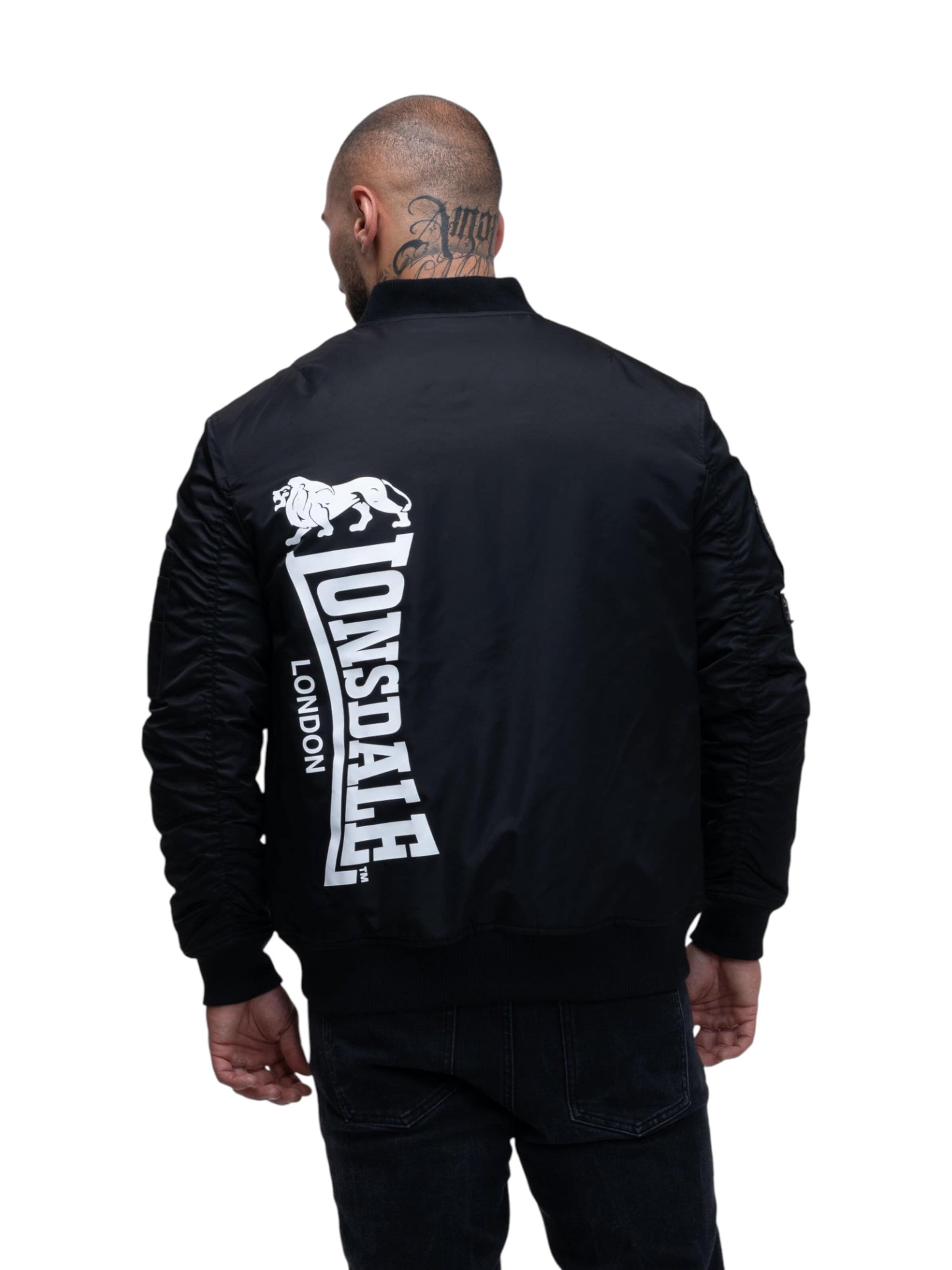 Lonsdale London Демисезонная куртка 'Ludford' в Черный