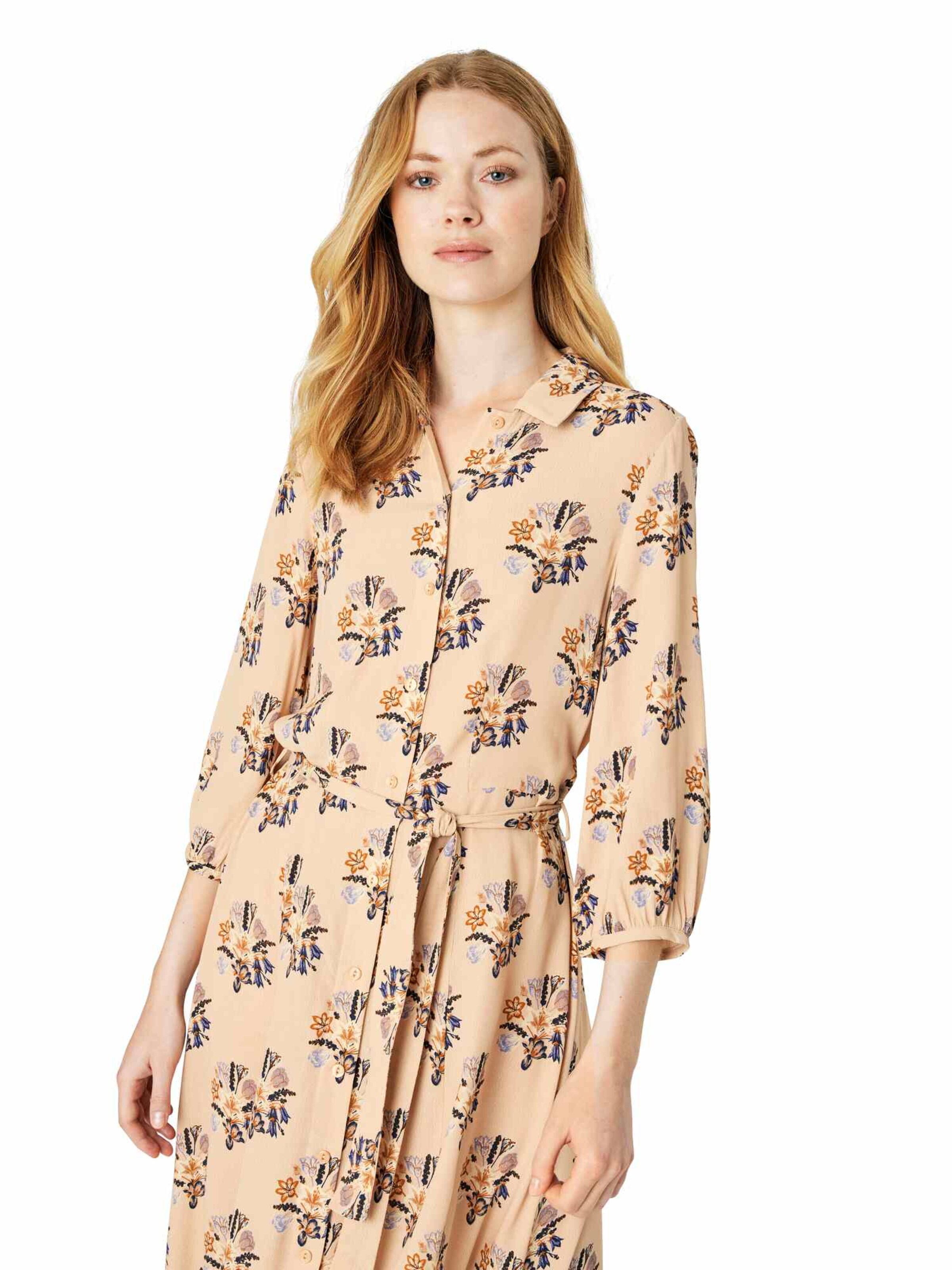 Noa Noa Blousejurk 'Rosilda' in Beige