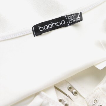 Boohoo Bluse M in Weiß