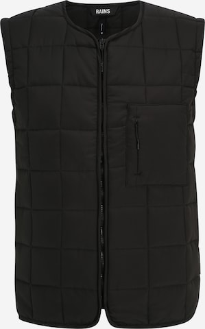 RAINS Vest in Black: front