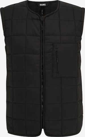 RAINS Vest i sort: forside