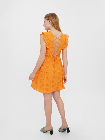 VERO MODA Zomerjurk 'Naima' in Oranje