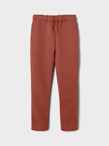 Tapered Pantaloni 'LENO' di NAME IT in rosso