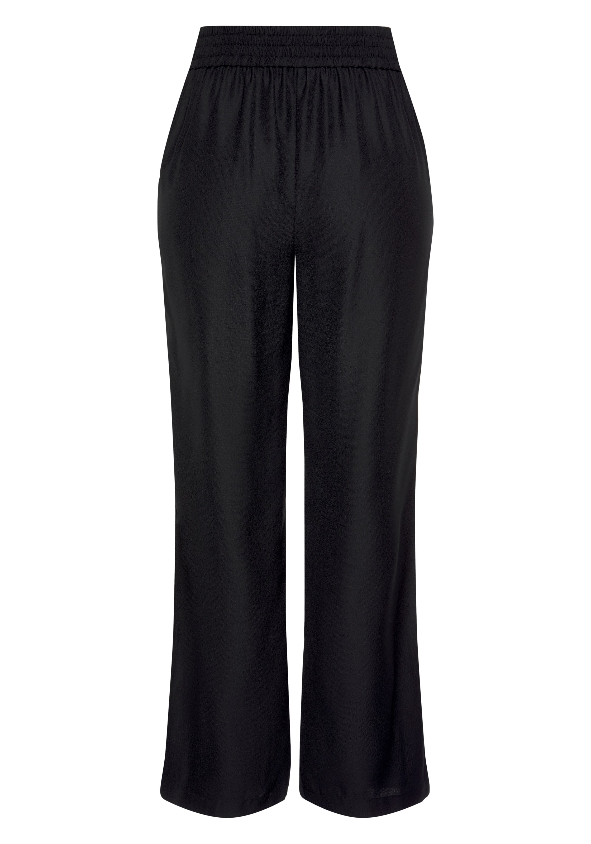 LASCANA Flared Παντελόνι σε μαύρο