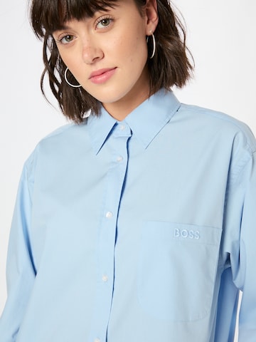 BOSS Orange Blouse 'Bostucci' in Blue