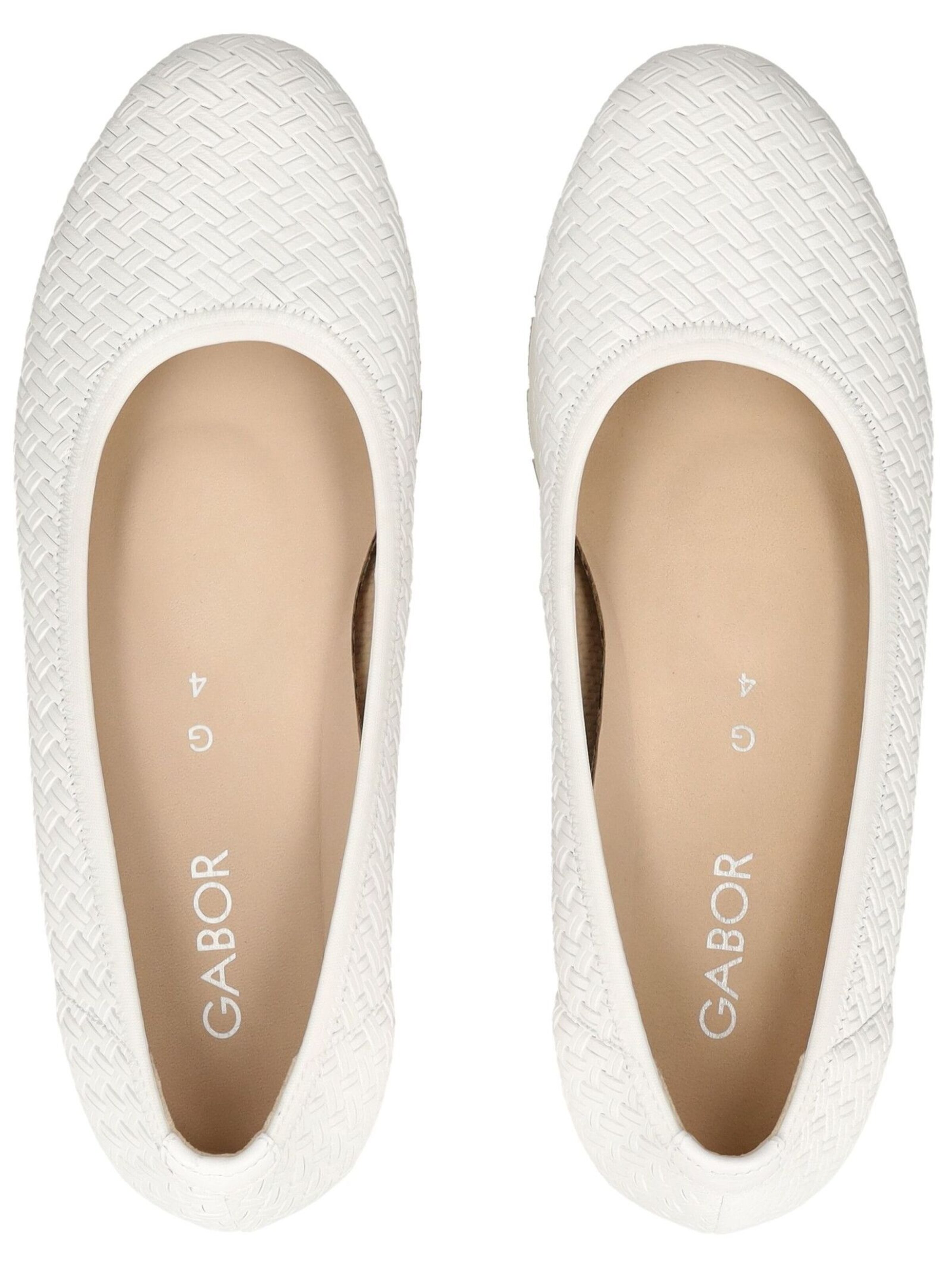 Ballerina di GABOR in bianco