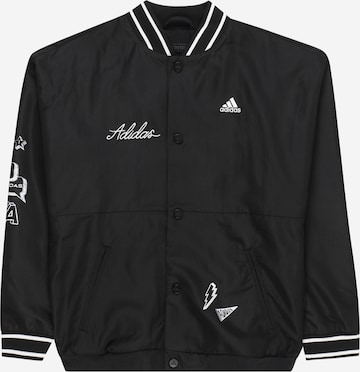 ADIDAS SPORTSWEAR Športna jakna | črna barva: sprednja stran