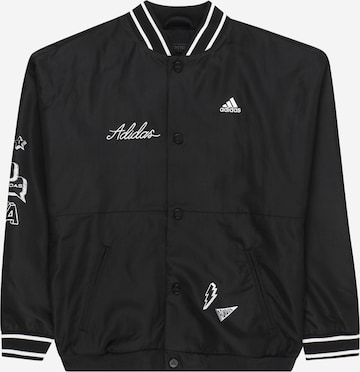 ADIDAS SPORTSWEAR Sportjacke in Schwarz: predná strana