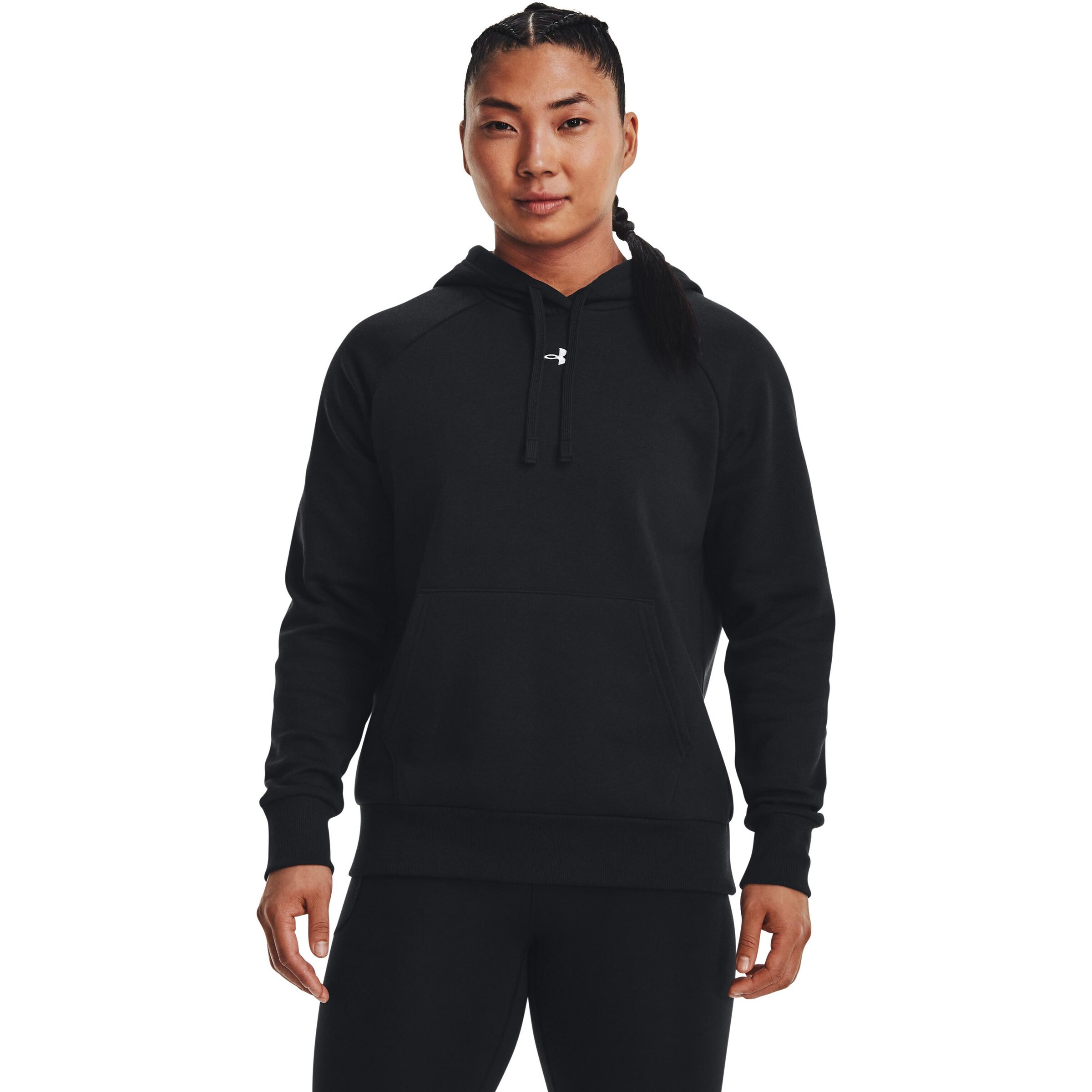 Sweat de sport 'Rival' UNDER ARMOUR en noir : devant