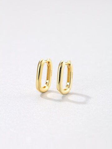 Hey Happiness Earring 'Oval Hoop' in Gold