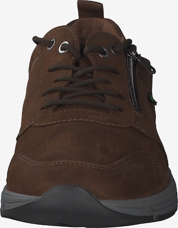 WALDLÄUFER Athletic Lace-Up Shoes 'Haslo' in Brown