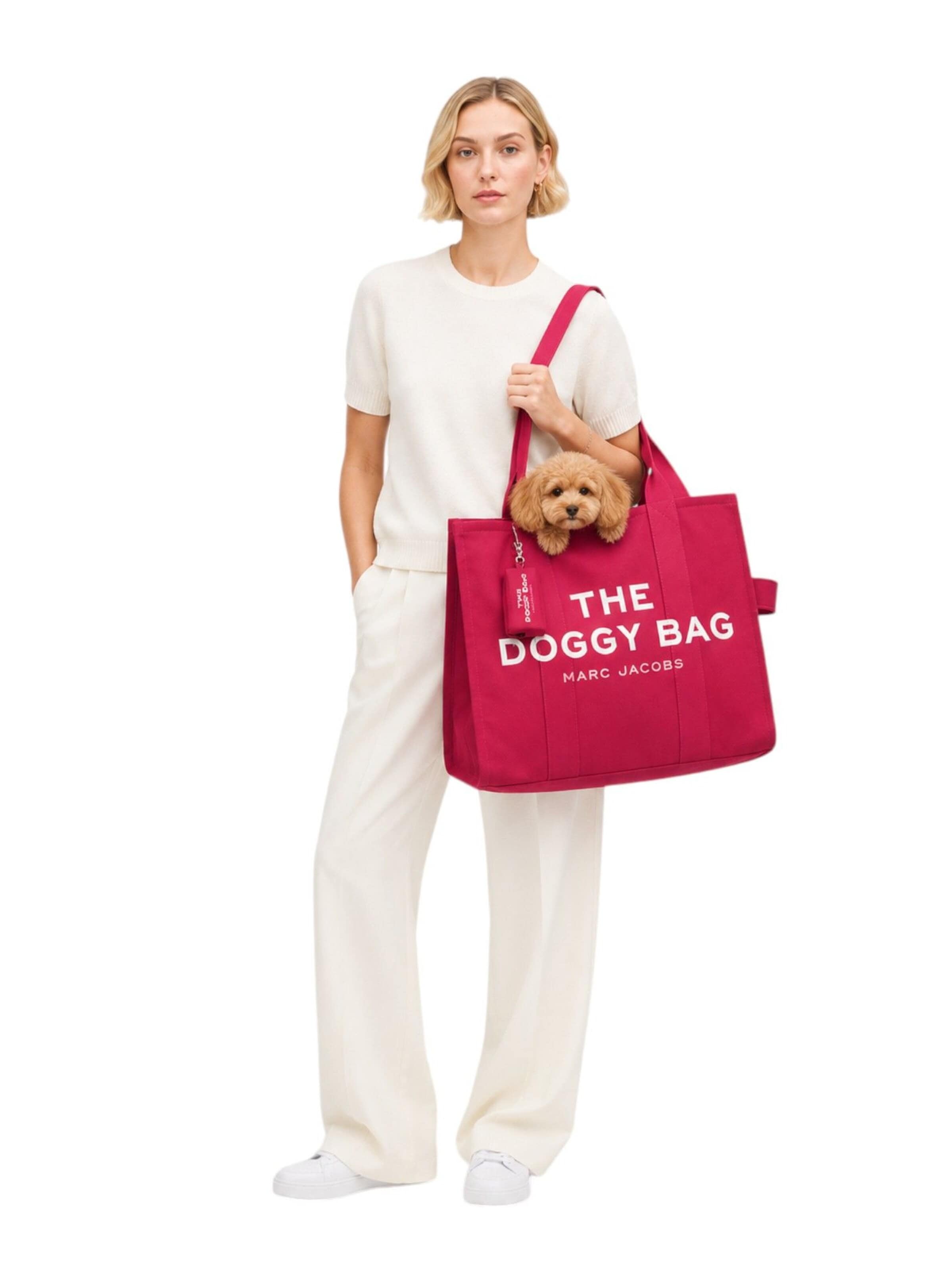 Marc Jacobs - Bolso de mano 'Doggy' en rosa