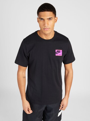 Nike Sportswear T-Shirt 'AIR' in Schwarz