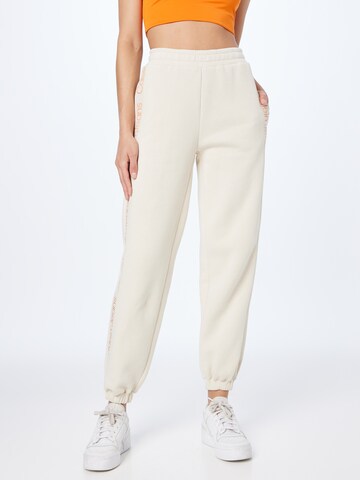 Calvin Klein Jeans Tapered Pants in Beige: front