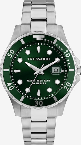 Trussardi Analoguhr in Silber: Vorderseite