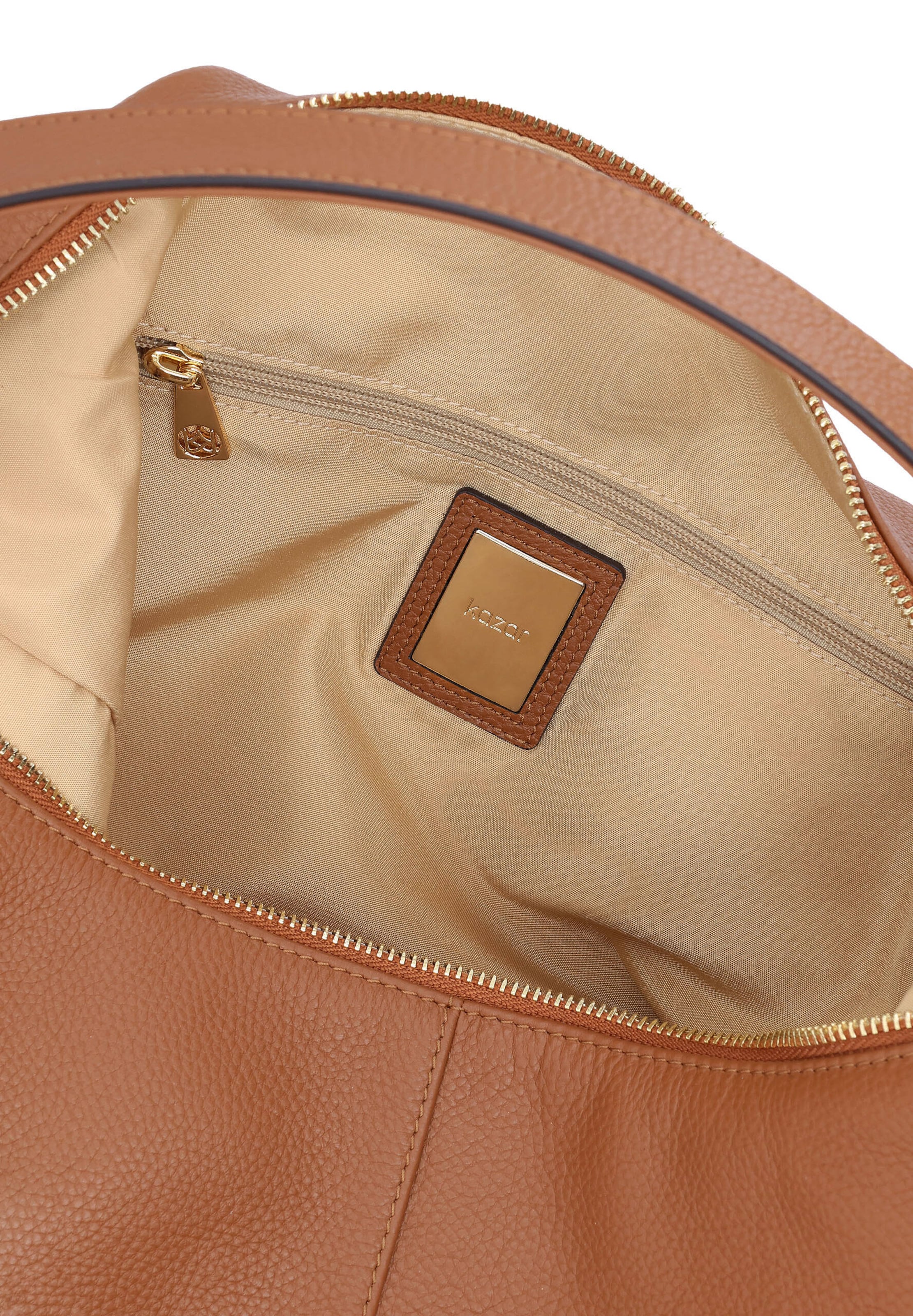 Geantă de umăr de la Kazar pe maro