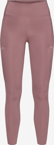 NIKE Športové nohavice 'SWIFT' - Fialová: predná strana