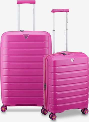 Roncato Suitcase Set in Pink: front