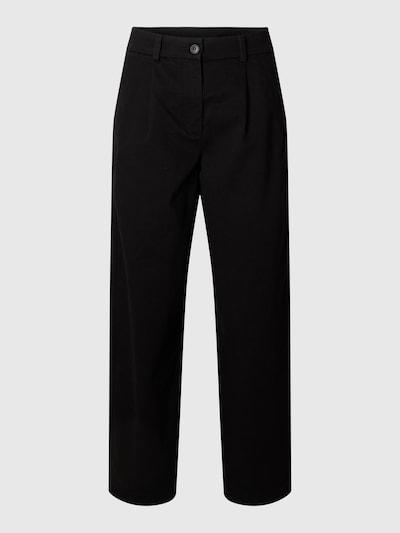 SELECTED Pleat-front trousers in Black, Item view