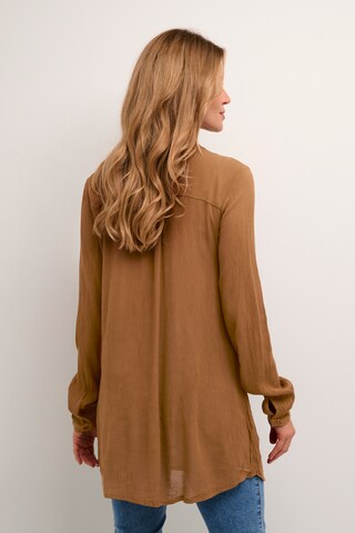 KAFFE CURVE Tunic in Brown