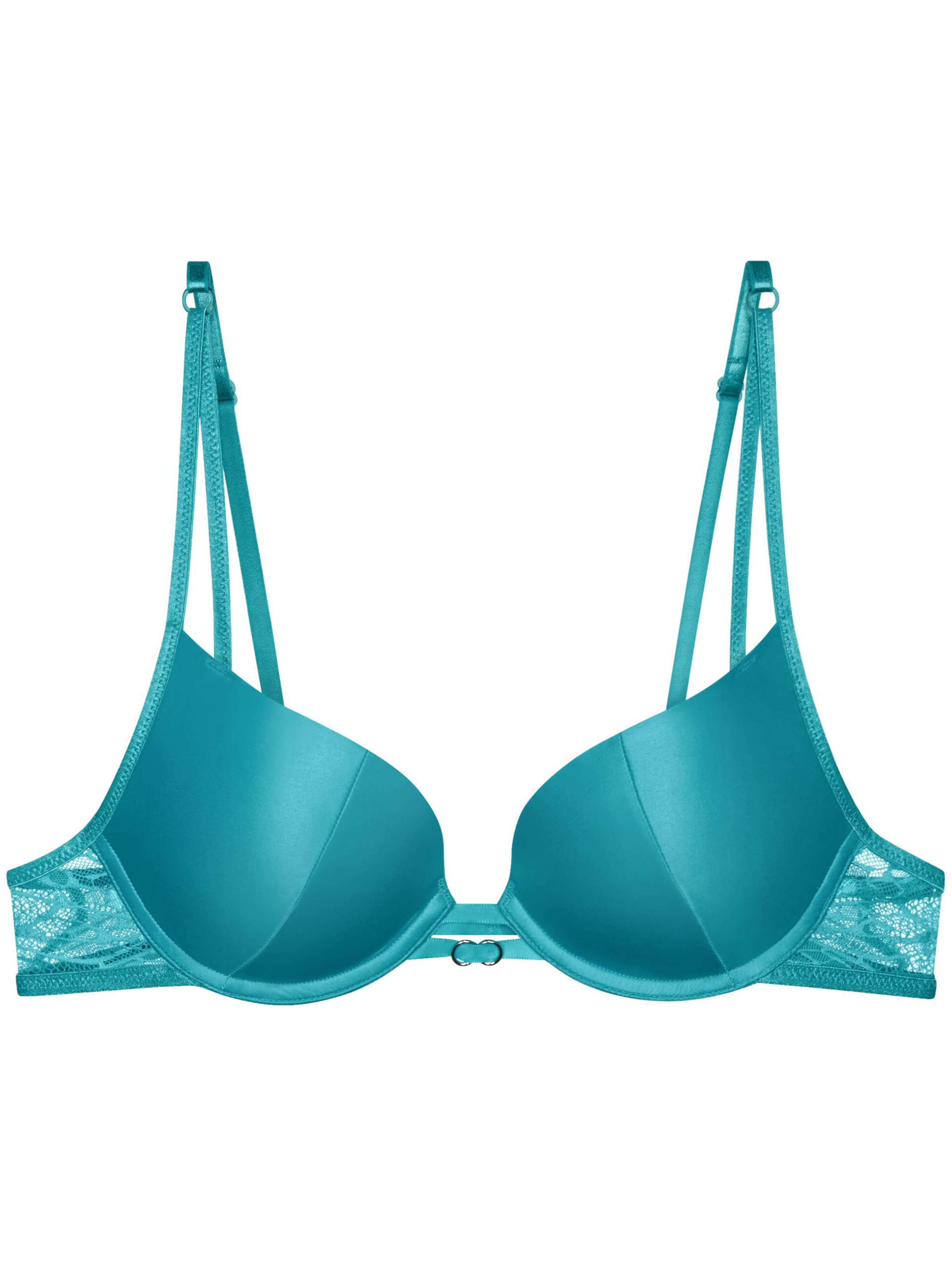 TRIUMPH Push-up BH ' Crazy Stupid Love ' in Blauw: voorkant