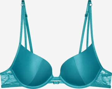 TRIUMPH Push-up-BH ' Crazy Stupid Love ' in Blau: Vorderseite