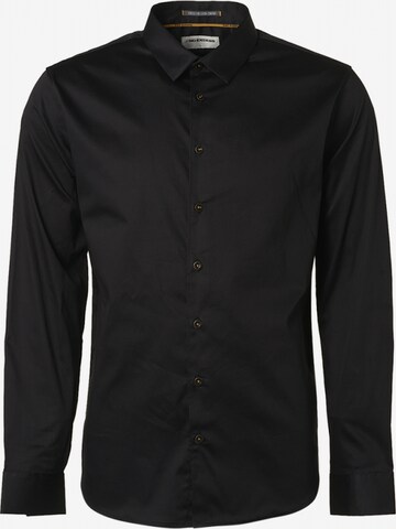 No Excess Button Up Shirt in Black: front