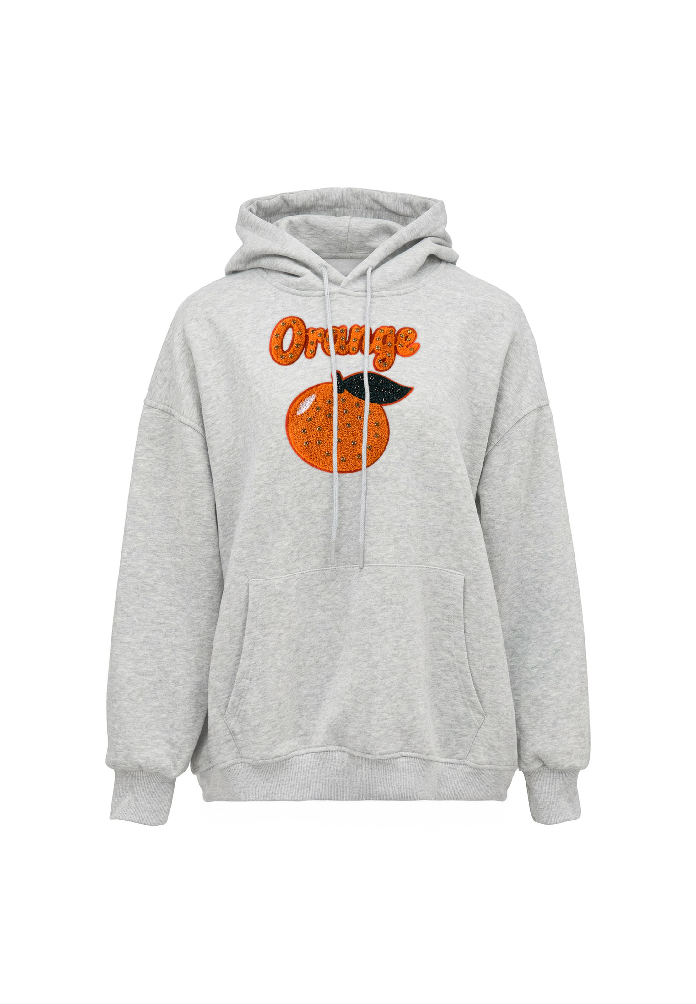 Sweat-shirt MYMO en gris : devant
