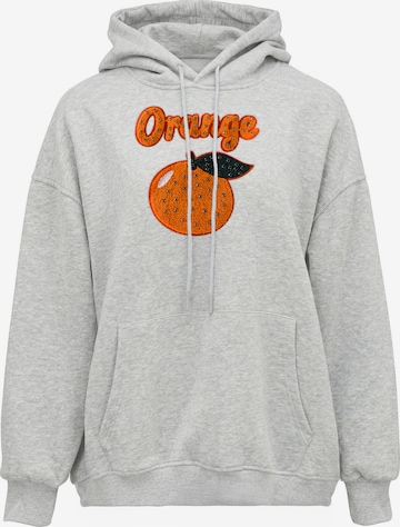 Sweat-shirt MYMO en gris : devant
