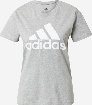 ADIDAS SPORTSWEAR - Camiseta funcional 'Essentials' en gris: frente