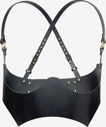 Haute Cuir Belt in Black: front