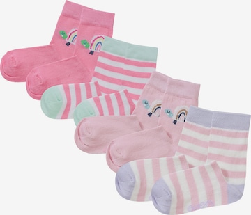 EWERS Socks in Pink: front
