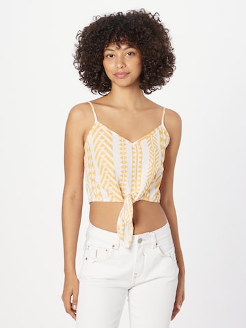 ABOUT YOU Top 'Jale' in Yellow: front