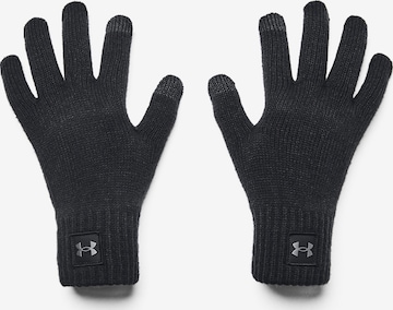 UNDER ARMOUR Sporthandschuhe 'Halftime' in Schwarz: Vorderseite