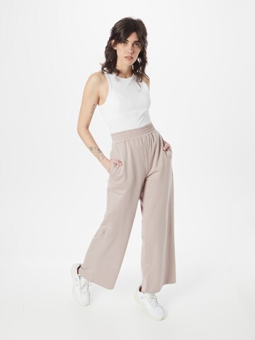 ABOUT YOU Wide Leg Hose 'Lucky' in Beige