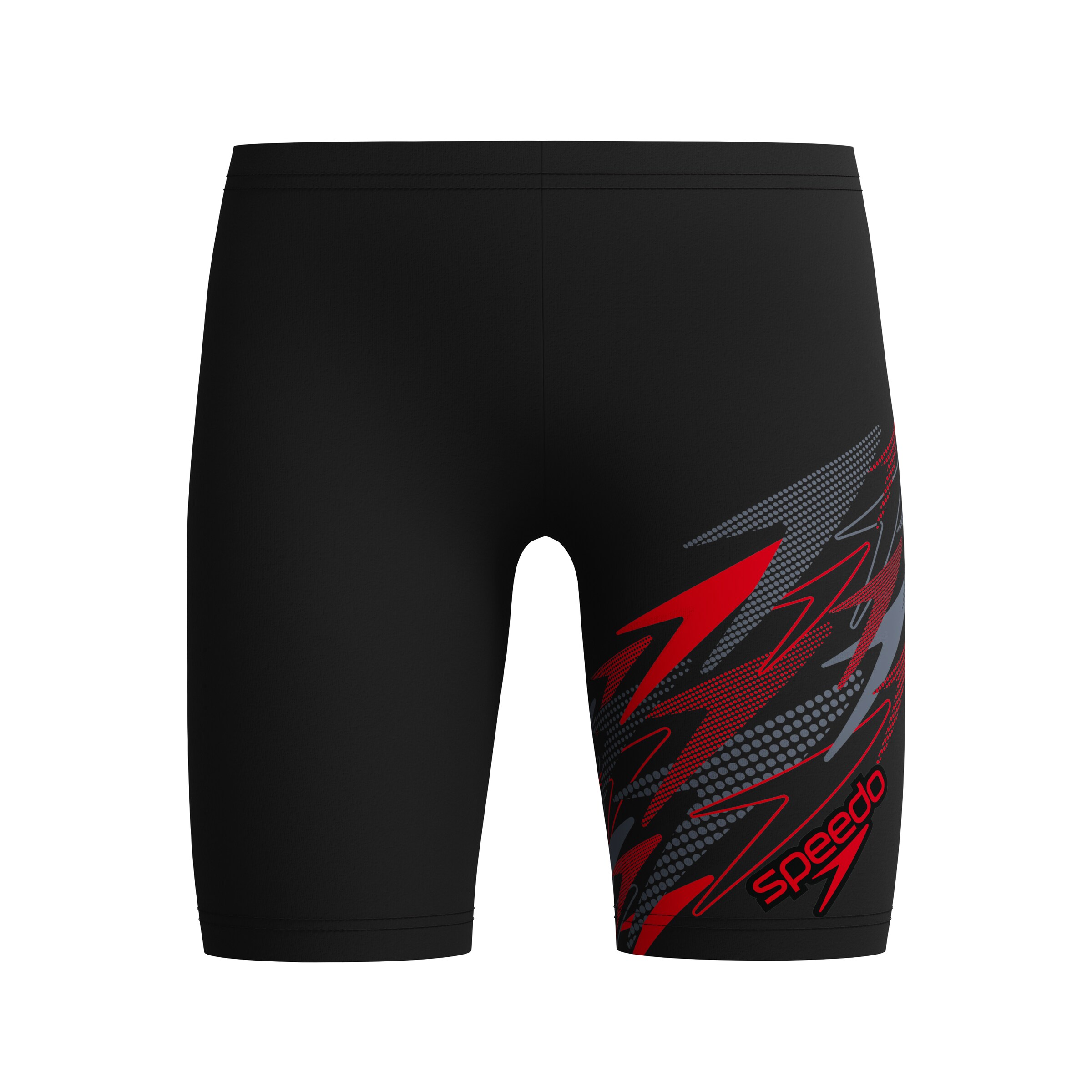 SPEEDO Athletic Swimwear in Black: front