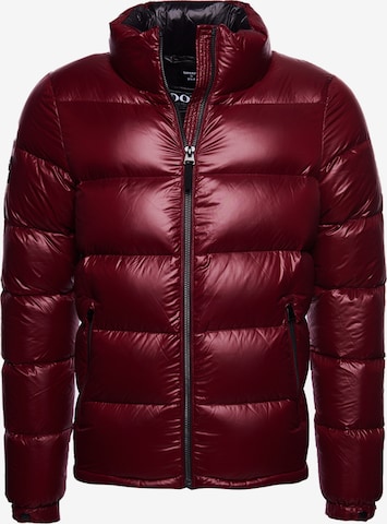 Veste mi-saison 'Luxe Alpine' Superdry en rouge