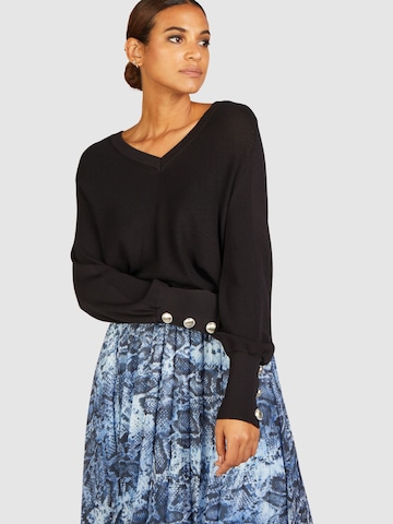 MARC AUREL Sweater in Black: front