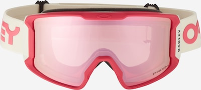 OAKLEY Lunettes de sport 'Line Miner' en rose / rouge rubis / blanc, Vue avec produit