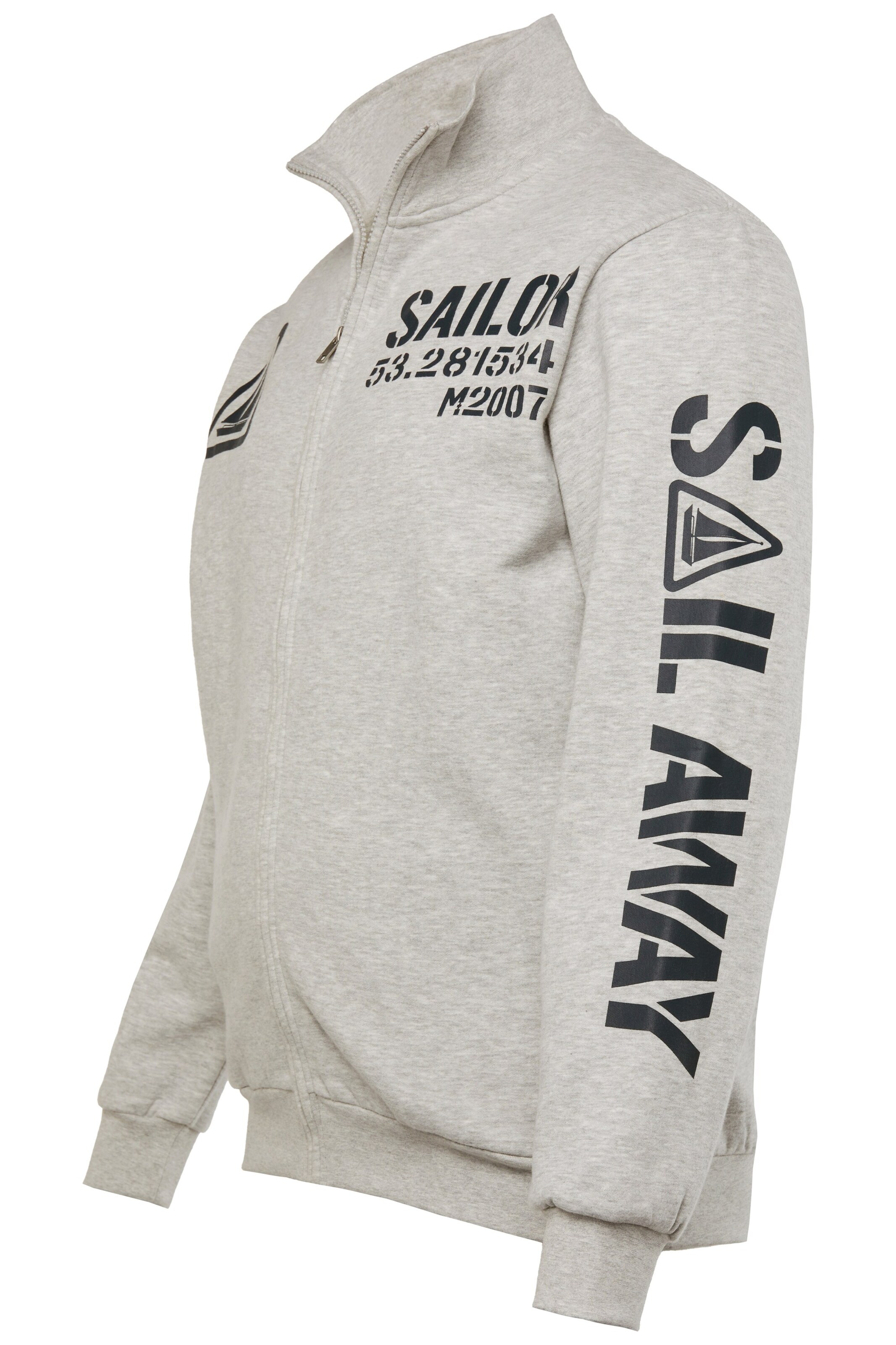 Men Plus Jacke in Grau