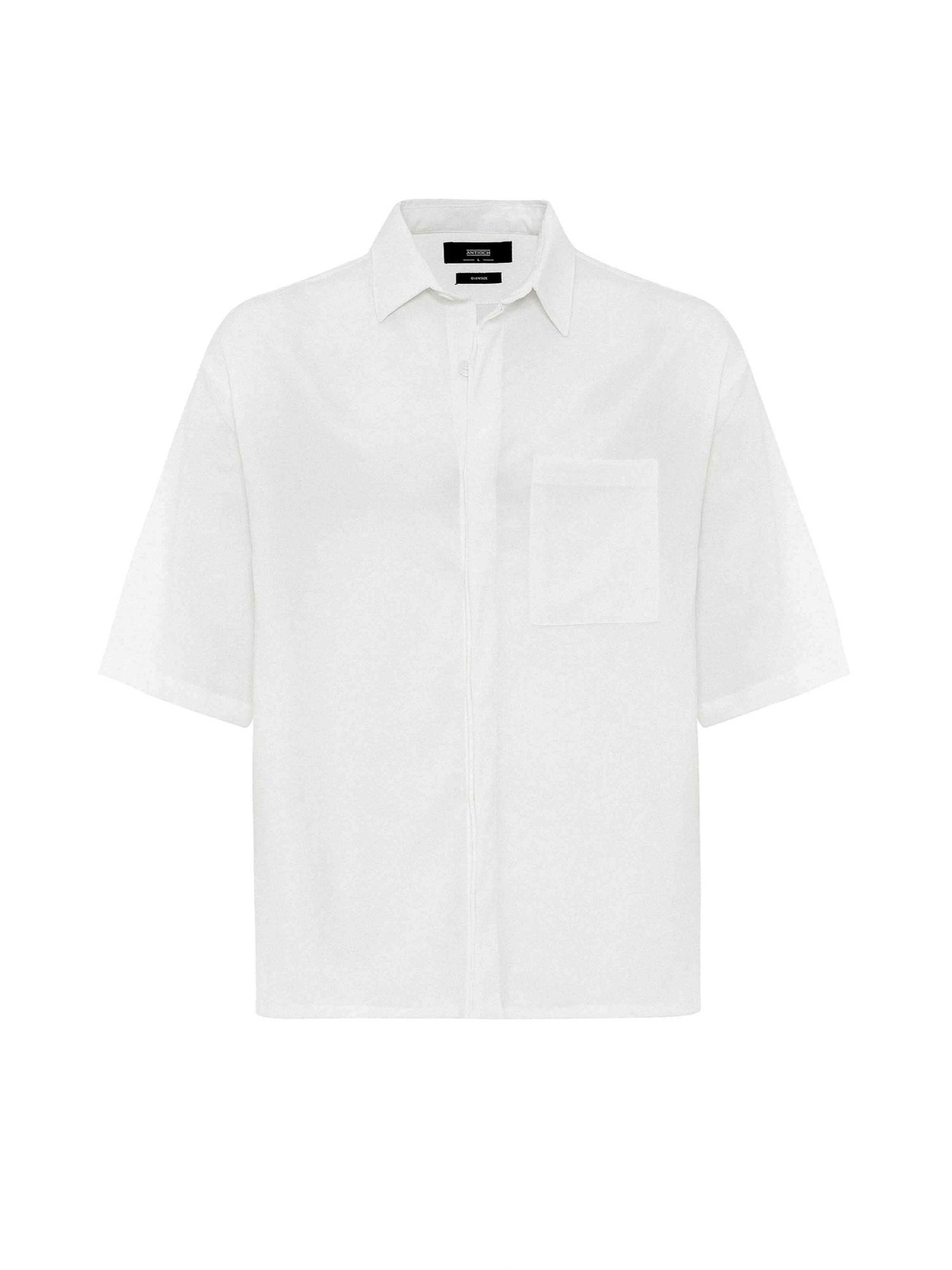 Antioch Rovný strih Košeľa - Biela: predná strana